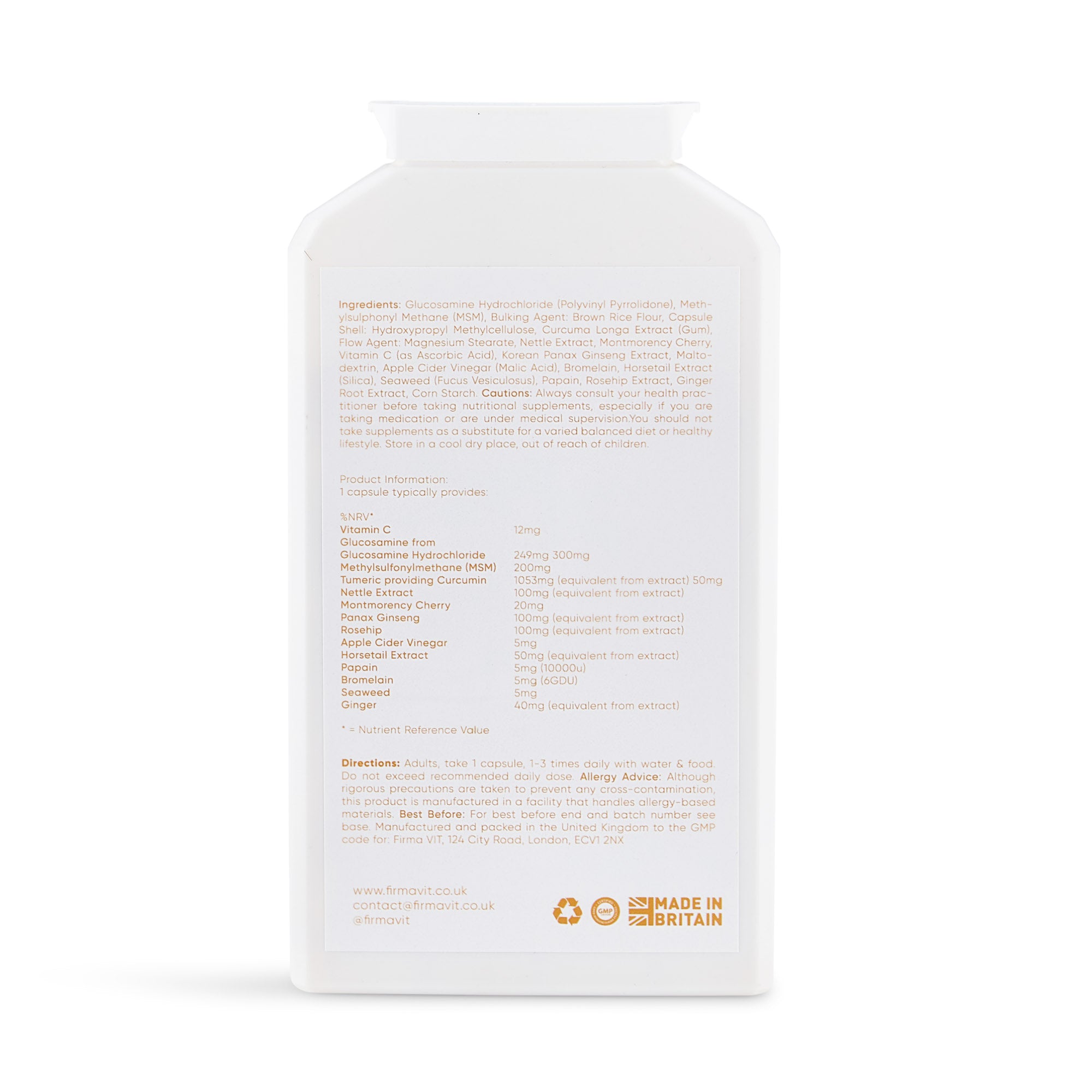 Vegan Glucosamine