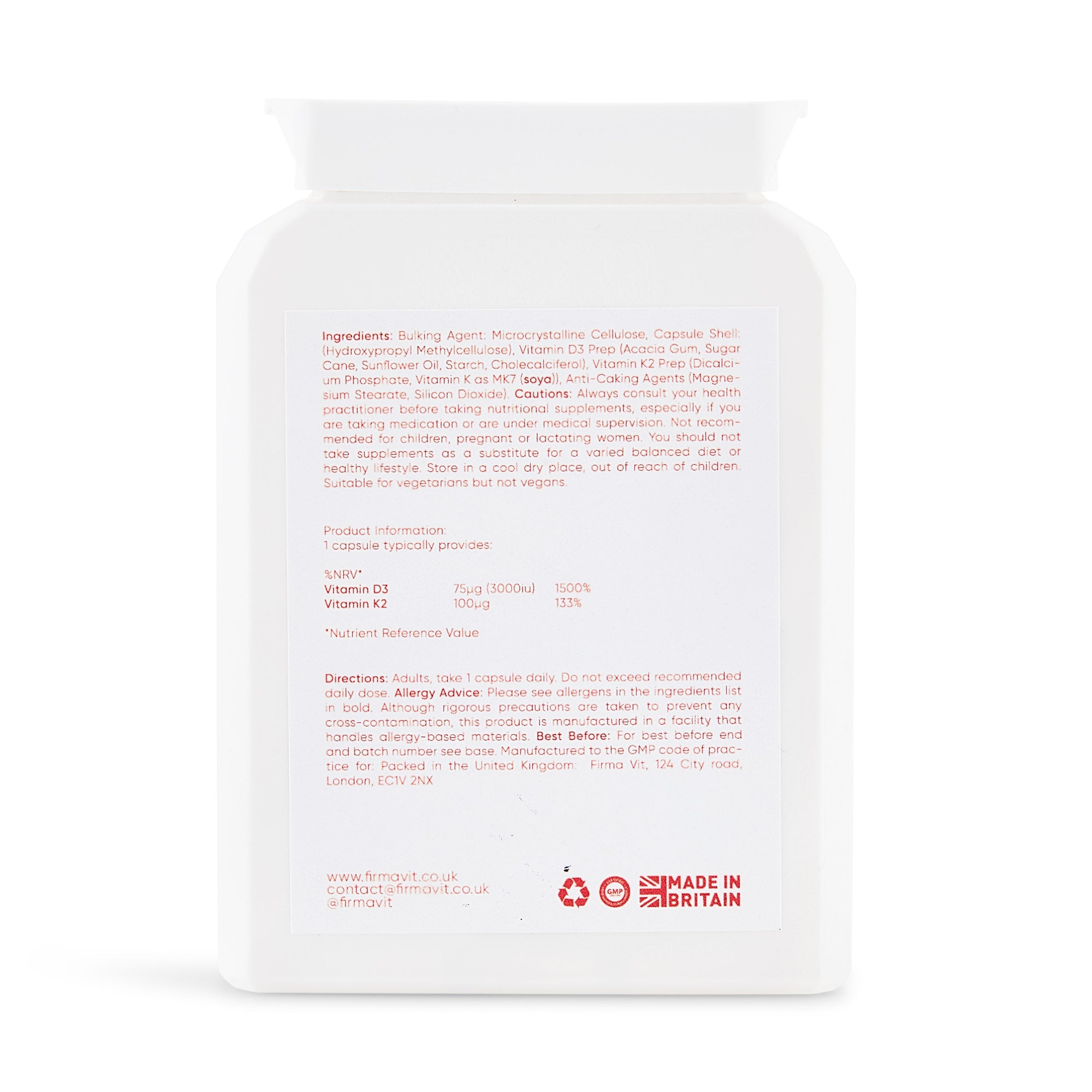 Vitamin D3 with K2